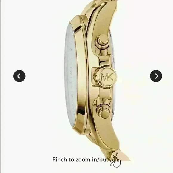 Michael Kors Gold-Tone Bradshaw Watch - Picture 9 of 9